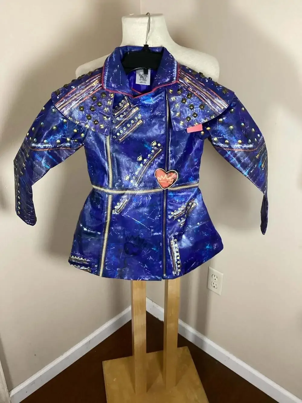 Disney Descendants 2 Evie Faux Leather Costume Jacket